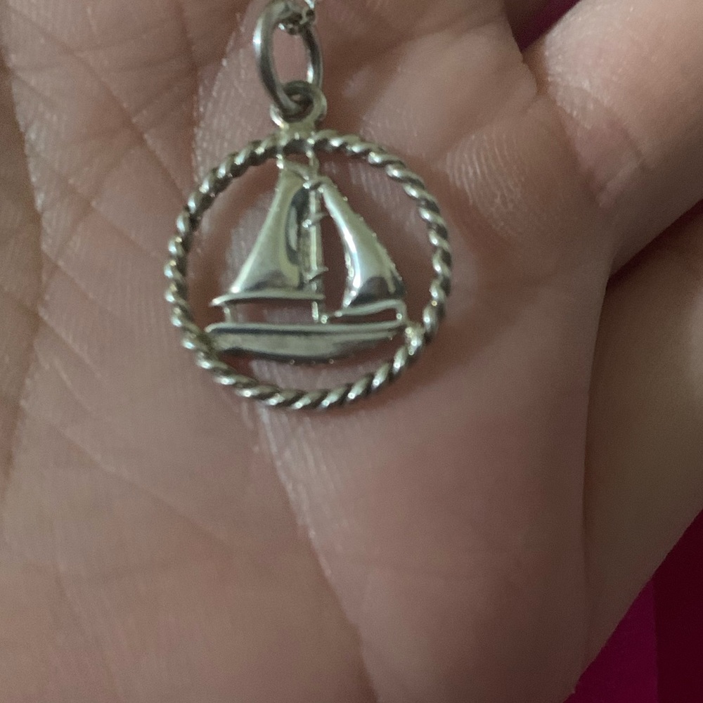 Tiffany and co Rare sailboat ⛵️ charm pendant *Firm price